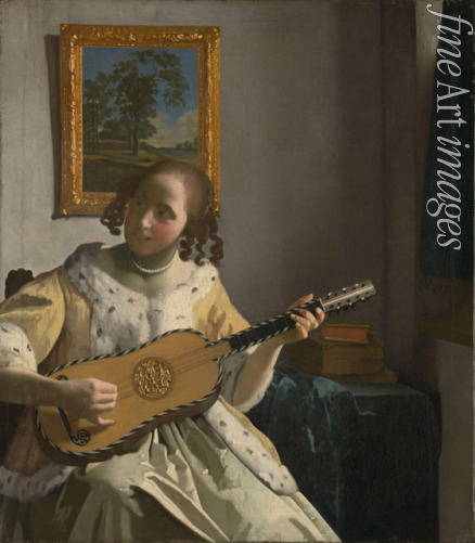 Vermeer Jan (Johannes) - Die Gitarrenspielerin