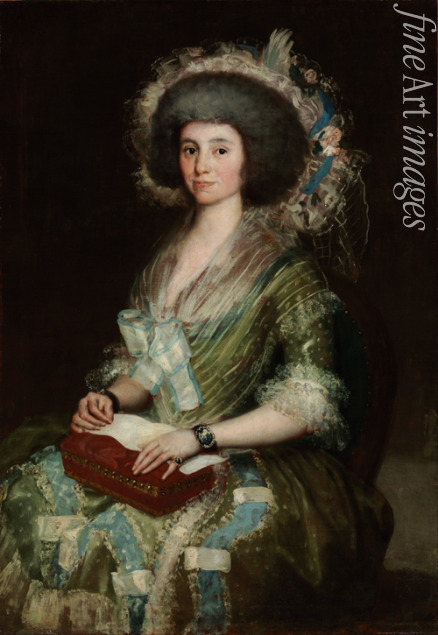 Goya Francisco de - Porträt von Doña Manuela Camas, Frau des Ceán Bermúdez