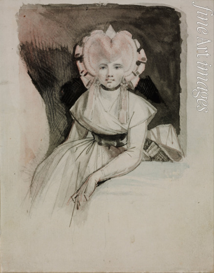 Füssli (Fuseli) Johann Heinrich - Porträt der Frau des Malers