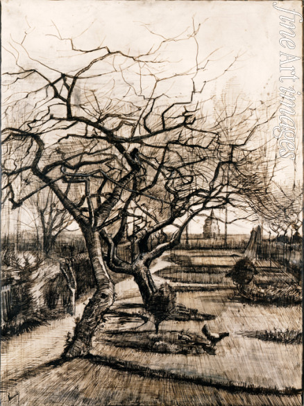 Gogh Vincent van - Der Pfarrgarten in Nuenen im Winter