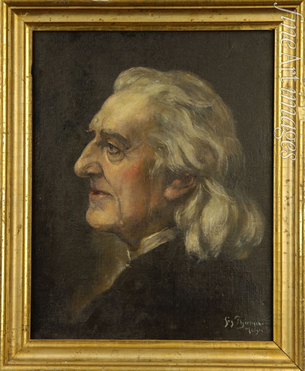 Thoma Leonhard - Porträt von Franz Liszt (1811-1886)
