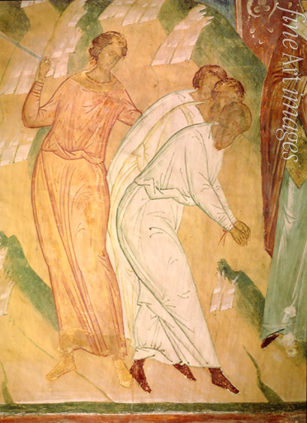 Dionissi (Dionysios) - Drei Männer, vom Schwert errettet (Detail)