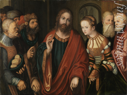 Cranach Lucas der Ältere - Christus und die Ehebrecherin
