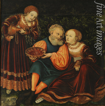 Cranach Lucas the Elder - Lot and his Daughters