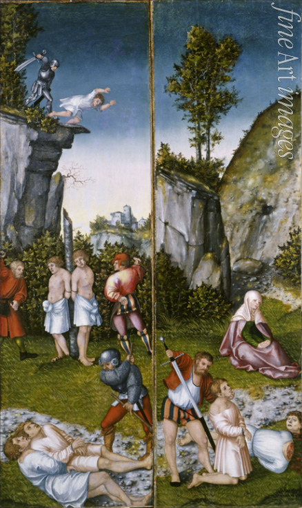 Cranach Lucas the Elder - Saint Felicitas at the martyrdom of her seven sons
