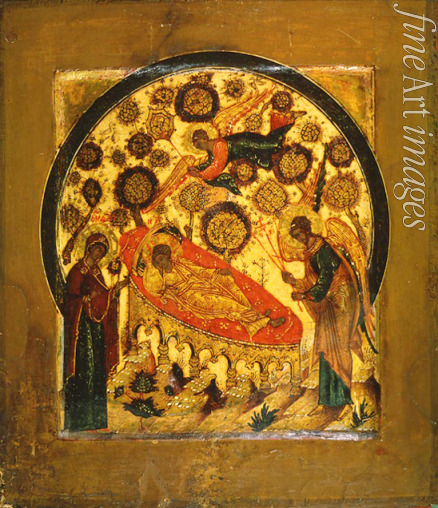 Russische Ikone - Christus, das Nichtschlafende Auge