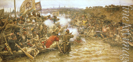 Surikov Vasili Ivanovich - Conquest of Siberia by Yermak