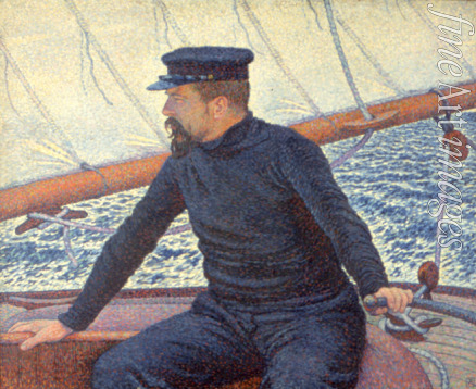 Rysselberghe Théo van - Paul Signac auf seinem Boot