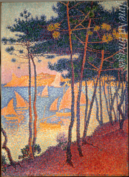 Signac Paul - Sails and pines