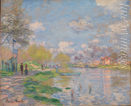 Monet Claude - Spring on the Seine