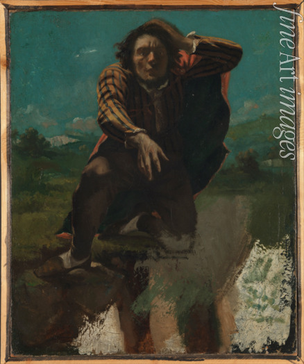 Courbet Gustave - Selbstbildnis am Abgrund