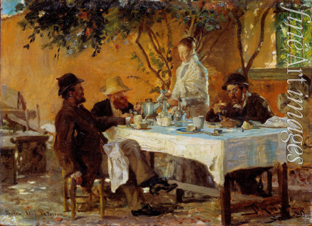 Krøyer Peder Severin - Frühstück in Sora