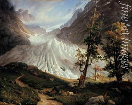 Fearnley Thomas - Der Untere Grindelwaldgletscher