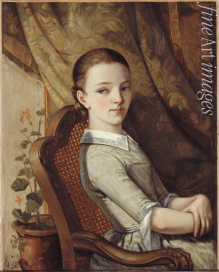 Courbet Gustave - Portrait of Juliette Courbet