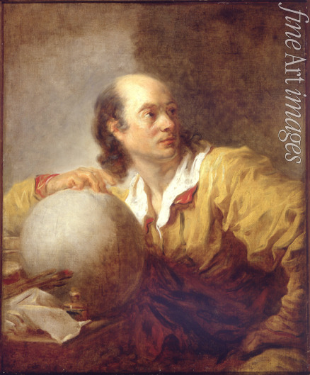 Fragonard Jean Honoré - Portrait of Jérôme Lalande (1732-1807)