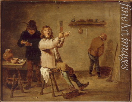 Teniers David the Younger - The smokers