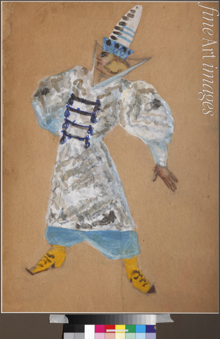 Malyutin Sergei Vasilyevich - Costume design for the opera The golden Cockerel by N. Rimsky-Korsakov
