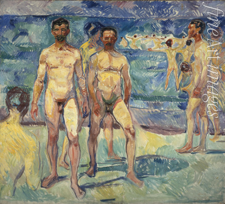 Munch Edvard - Badende Männer