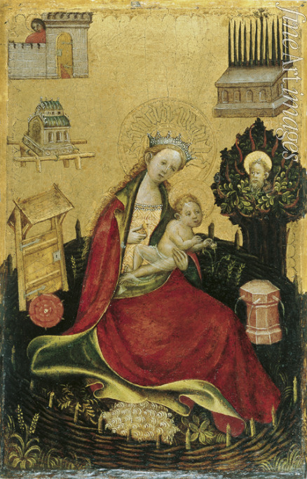 Westphalian Master - The Virgin and Child in the Hortus Conclusus
