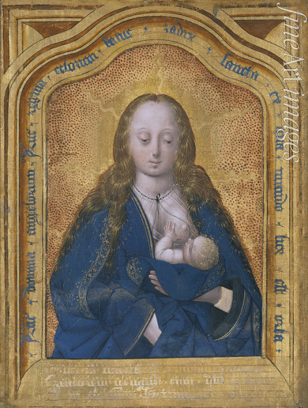 Master of Antwerp - The Virgin suckling the Child