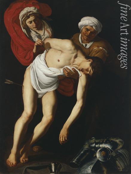Baburen Dirck (Theodor) van - Der Heilige Sebastian, Heilige Irene und ihre Dienerin