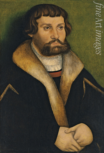 Cranach Hans - Portrait of a bearded Man