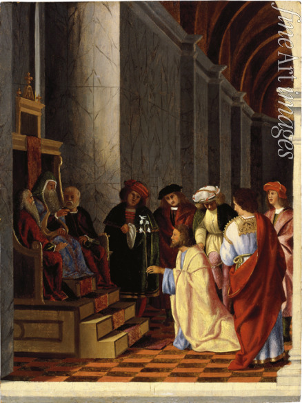 Lotto Lorenzo - Saint Joseph before the High priest