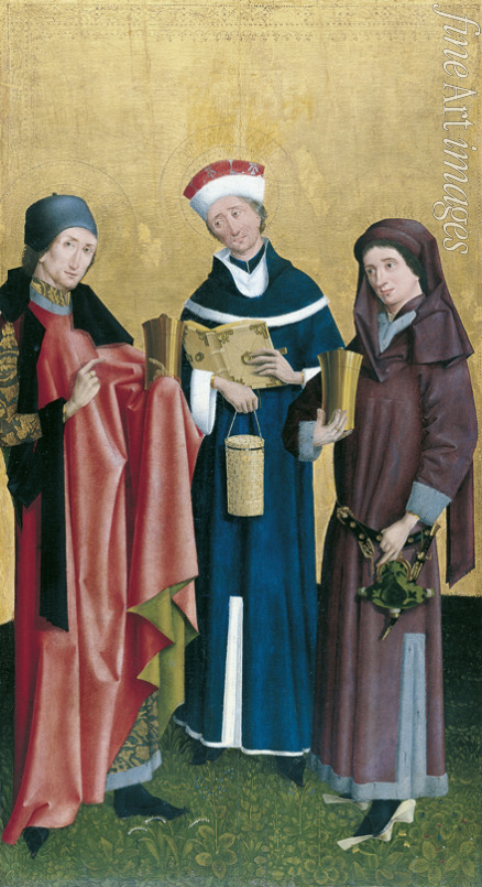 Master of Cologne - Saints Cosmas, Damian and Pantaleon