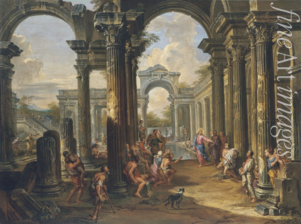 Pannini (Panini) Giovanni Paolo - The Pool of Bethesda