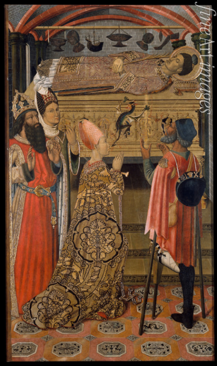 Familie Vergós - Kaiserin Eudokia vor dem Grab des heiligen Stephanus