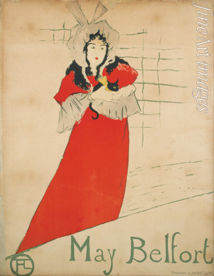 Toulouse-Lautrec Henri de - May Belfort (Poster)