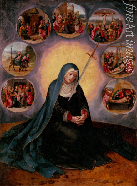 Master of the Female Half-Lengths - The Virgin of the Seven Sorrows