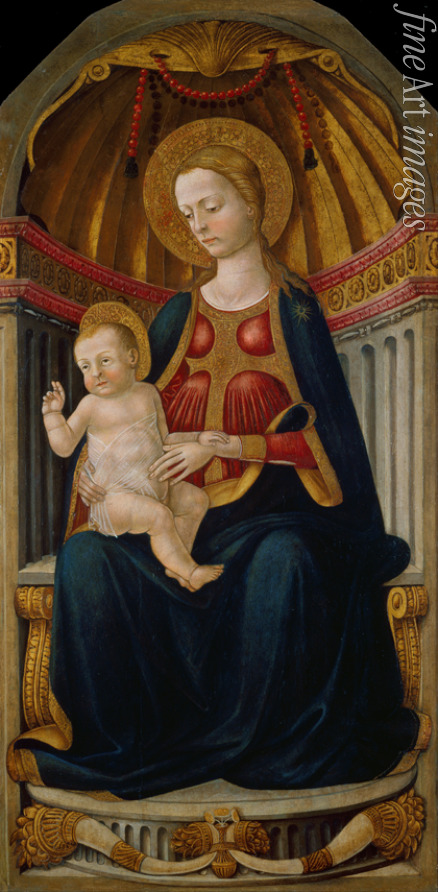 Neri di Bicci - Thronende Madonna mit Kind