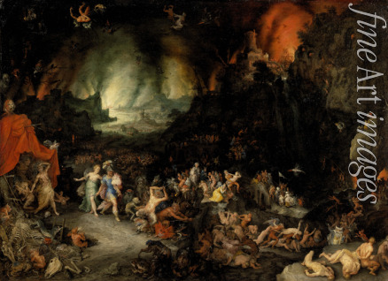Brueghel Jan der Ältere - Aeneas in der Unterwelt