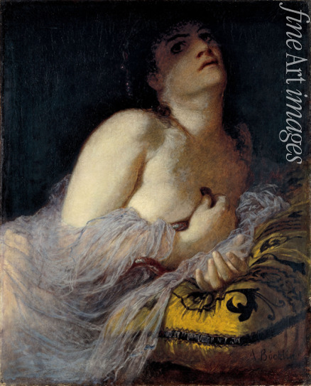 Böcklin Arnold - Die sterbende Kleopatra (erste Version)