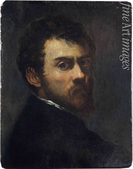 Tintoretto Jacopo - Selbstporträt als junger Mann