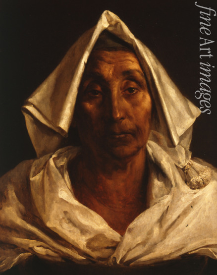 Géricault Théodore - Alte Italienerin