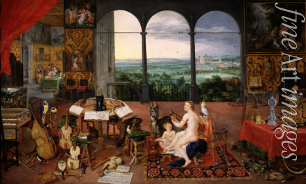 Brueghel Jan der Ältere - Allegorie des Hörsinns