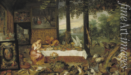 Brueghel Jan der Ältere - Allegorie des Geschmackssinns