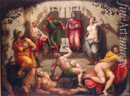 Coxcie (Coxie) Michiel - Plato's Allegory of the Cave