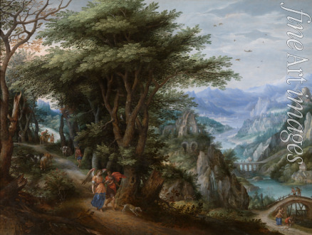 Clerck Hendrick de - Landscape with Tobias and the Angel