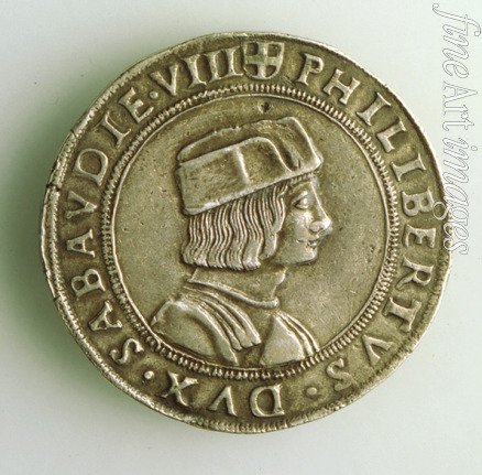 Numismatic West European Coins - 4-Testoon. Duchy Savoy, Italy (Obverse: Philibert II, Duke of Savoy)