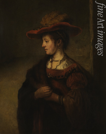 Fabritius Carel - Porträt von Saskia van Uylenburgh (nach Rembrandt)