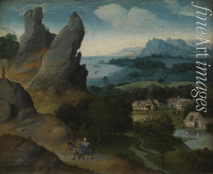 Patinier Joachim - Landscape with the Flight into Egypt