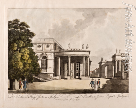 Schwarz Carl Benjamin - Der Pavillon im Königlichen Garten zu Monbijou