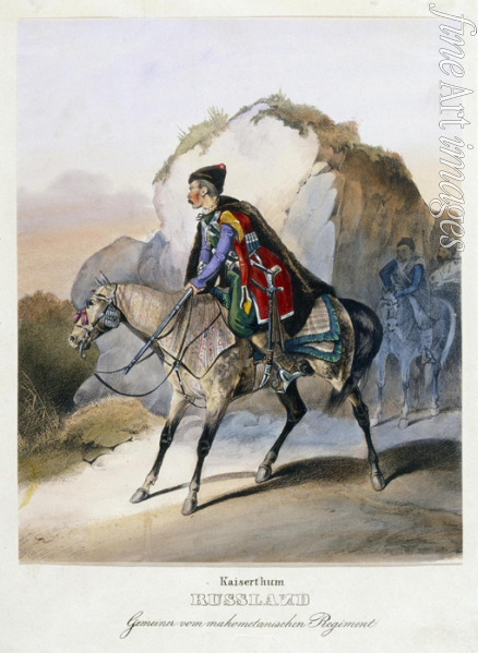Monten Dietrich Heinrich Maria - Soldat des muslimischen Konvois Seiner Kaiserlichen Hoheit
