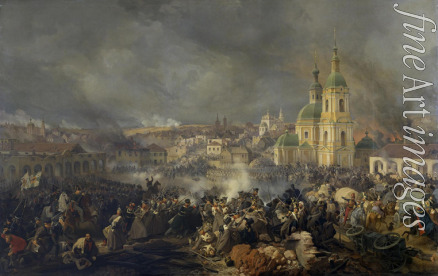 Hess Peter von - The Battle of Vyazma on November 3, 1812