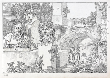 Thomas de Thomon Jean François - Komposition mit Badenden