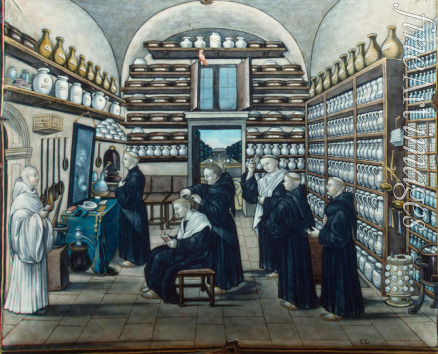 Laudin Jacques II - Chemist's Shop in a Monastery