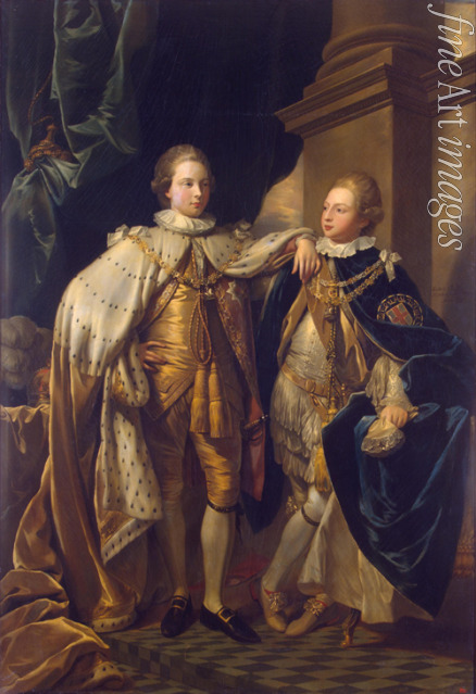 West Benjamin - Porträt von Georg, Prince of Wales und Prinz Friedrich August, Herzog von York und Albany